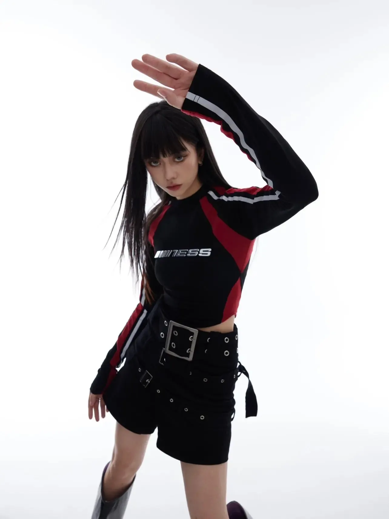 【23s August.】Metal Alphabet Punk Tops