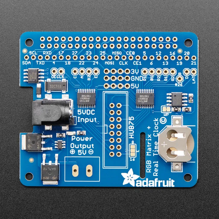 Adafruit RGB Matrix HAT   RTC for Raspberry Pi - Mini Kit