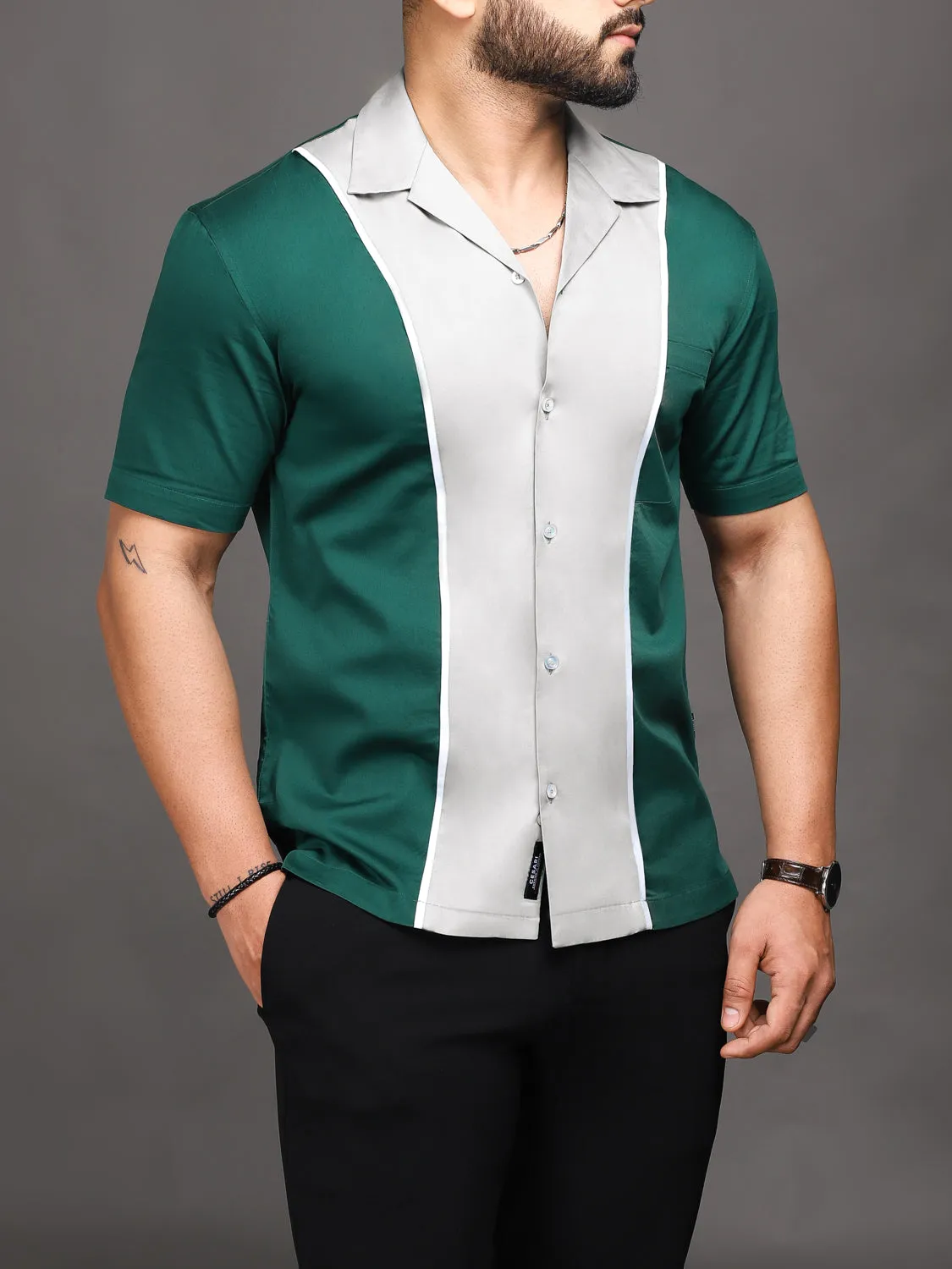 Artisans Grey Teal Limited Edition Shirt