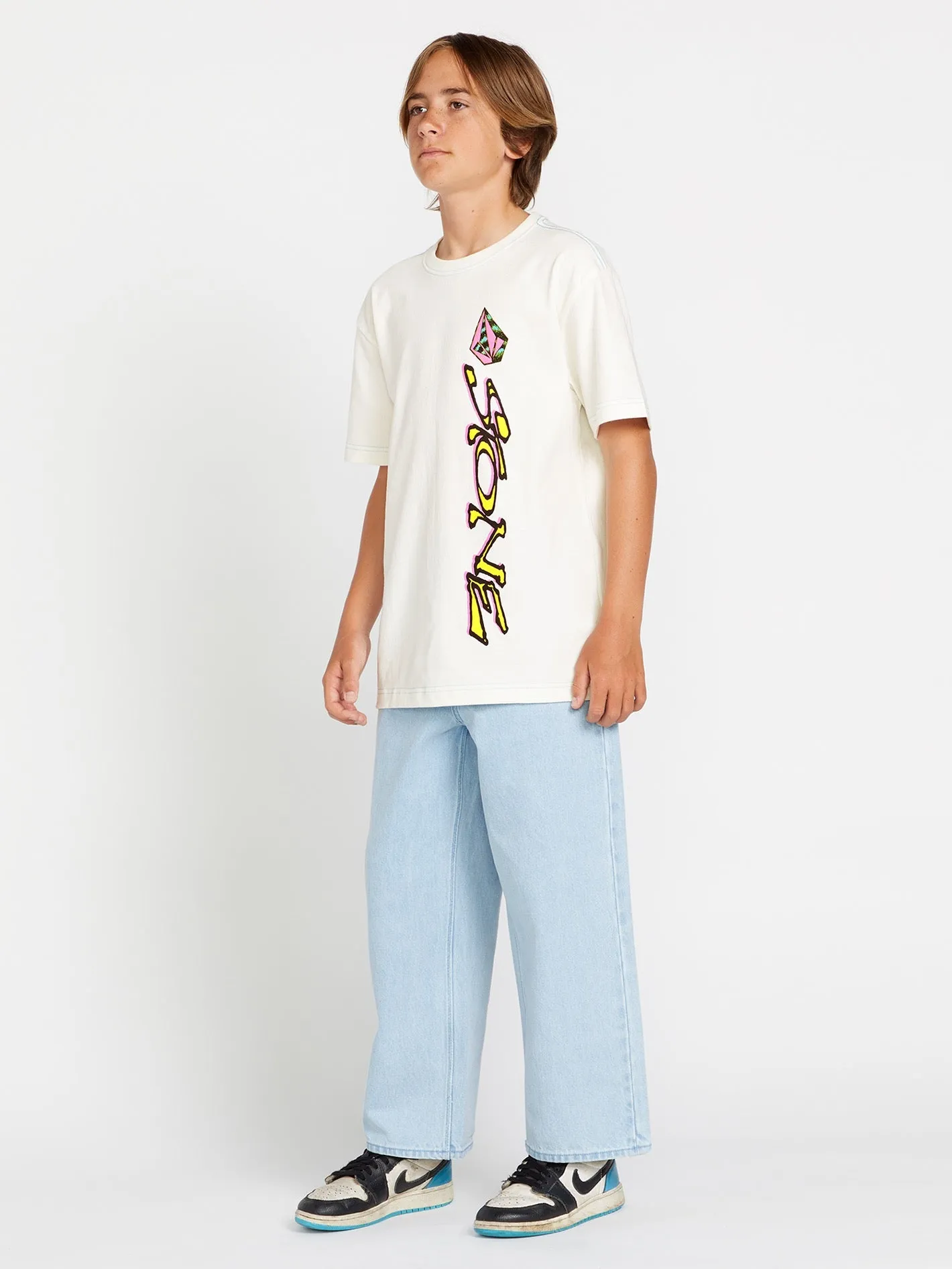 Big Boys Sea Punk Short Sleeve Tee - Off White