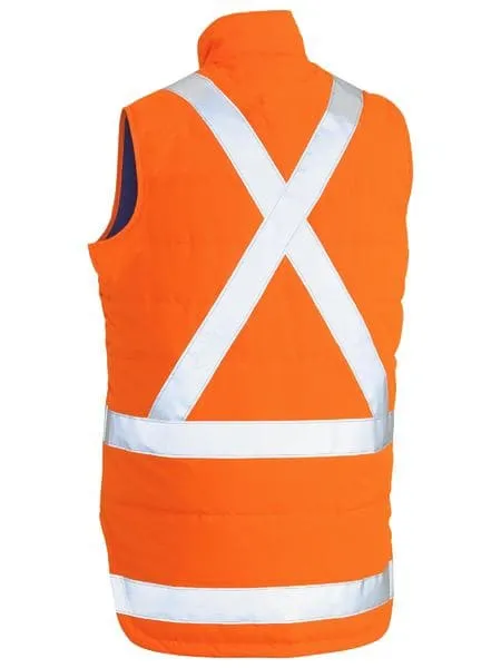 Bisley TTMC-W X Taped Hi Vis Puffer Vest (BV0379XT)