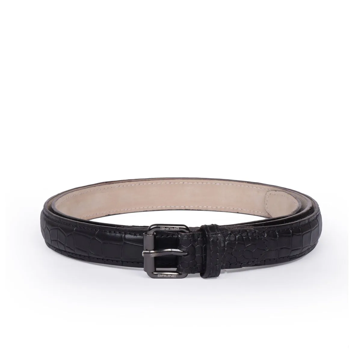 Black Antique Look Buckle Belt