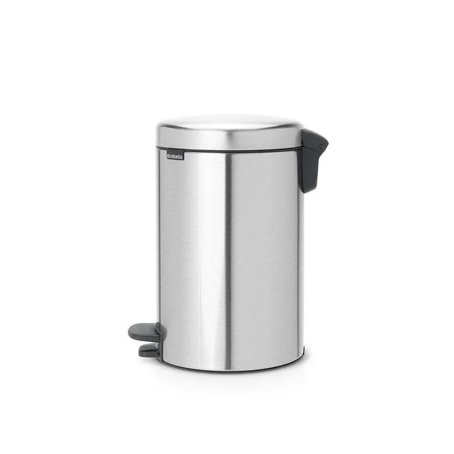 Brabantia Matt Steel Fingerprint Proof 12L Pedal Bin