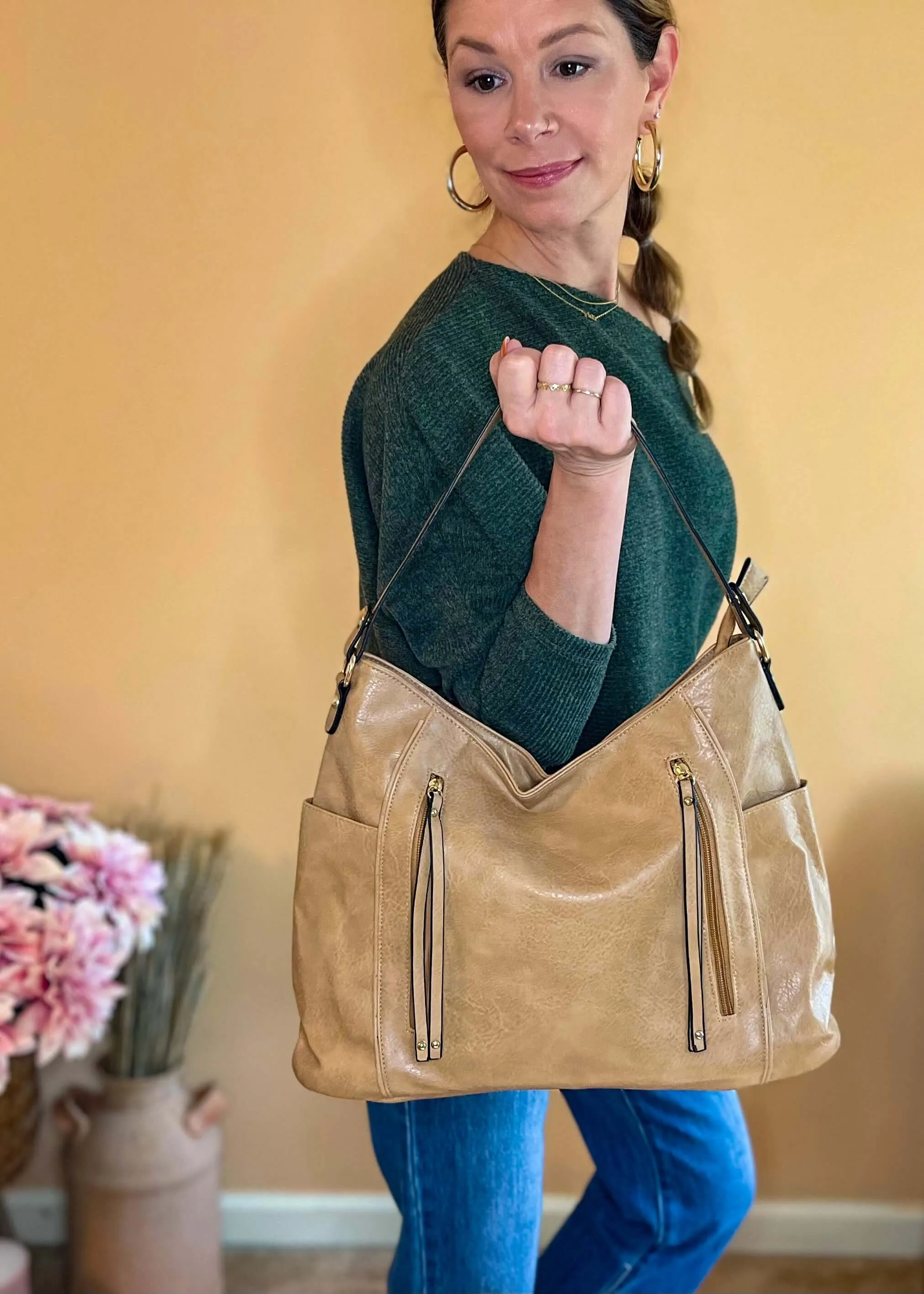 Emerson Slouchy Bag - Khaki