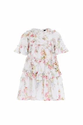 Enchanted Garden Alice Crepe Kids Dress