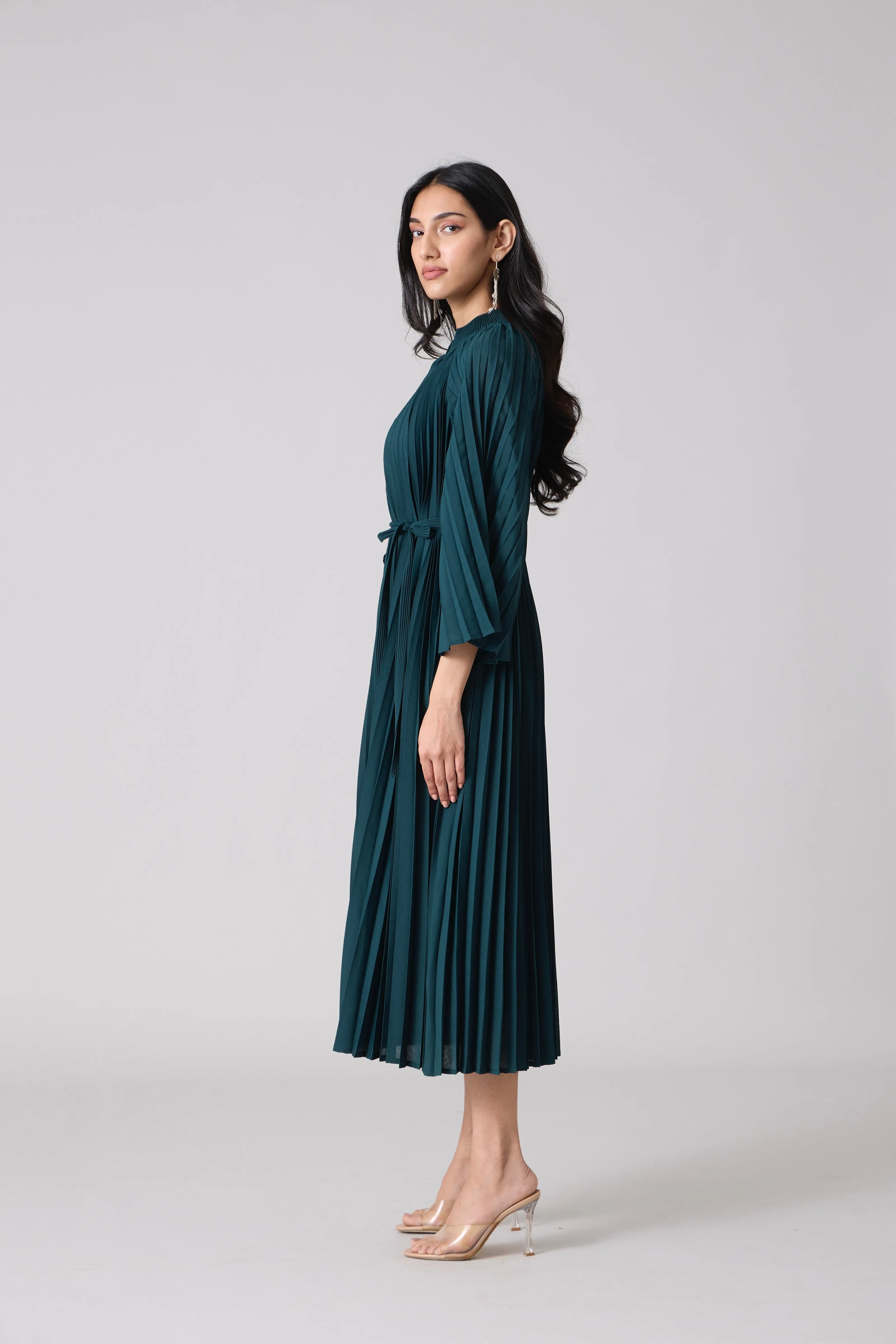 Erica Midi Dress - Teal