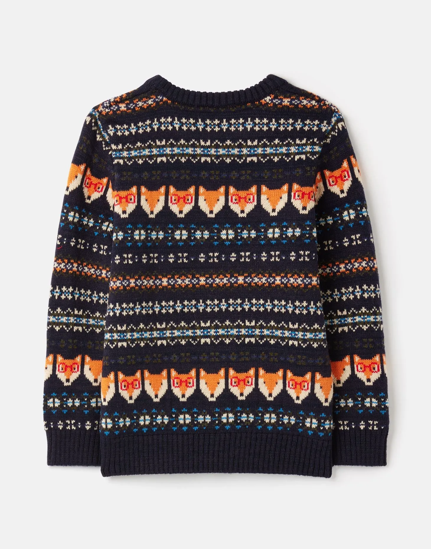 Frederick Fox Fair Isle Knit Sweater  - Select Size