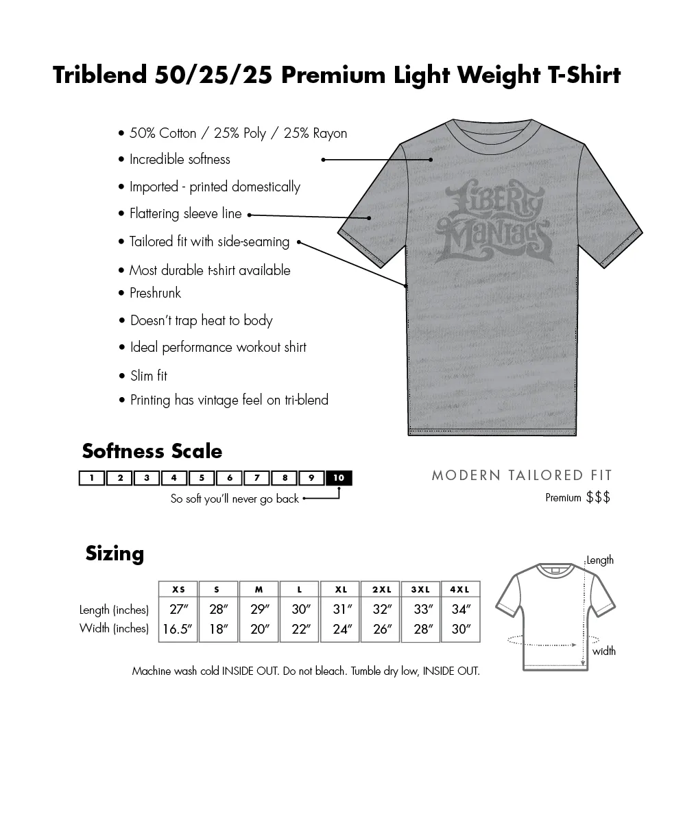 Freethinker Tri-blend Graphic T-Shirt