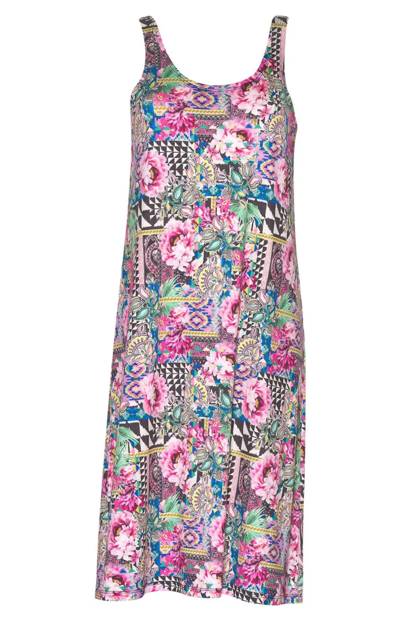 Frida Kaftan Dress in Multi