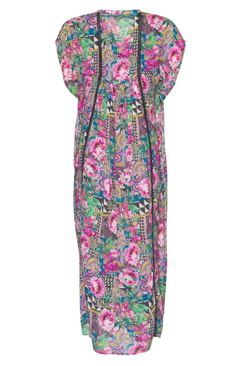 Frida Kaftan Dress in Multi