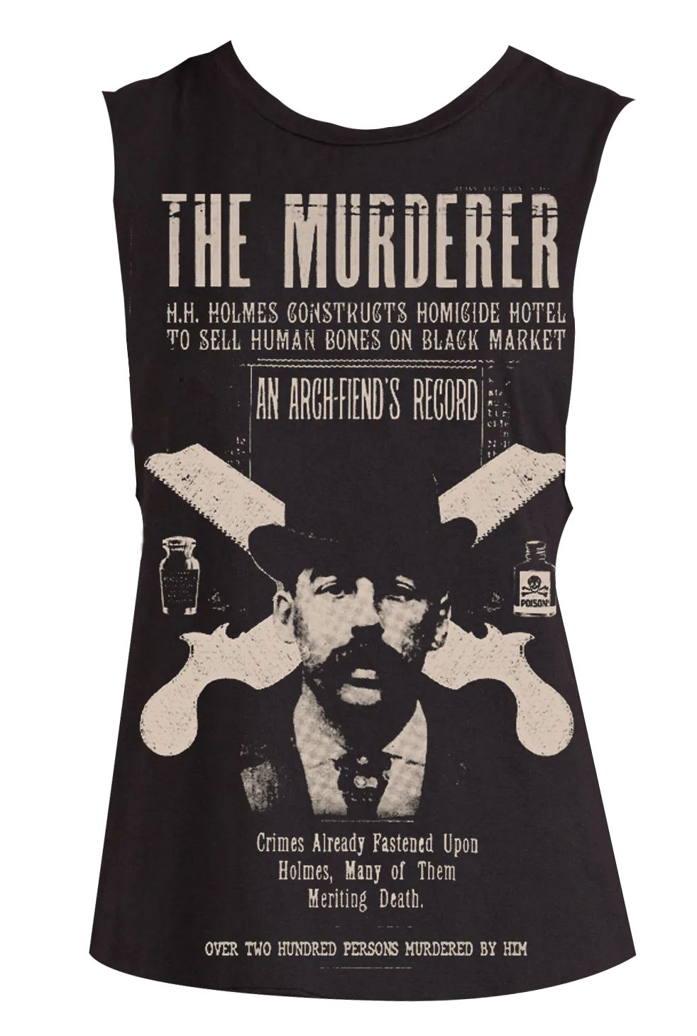 H.H.Holmes Murderer Muscle Tee