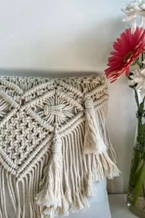 House Of Macrame "Rim-Jhim" Cushion Cover (Single Piece)