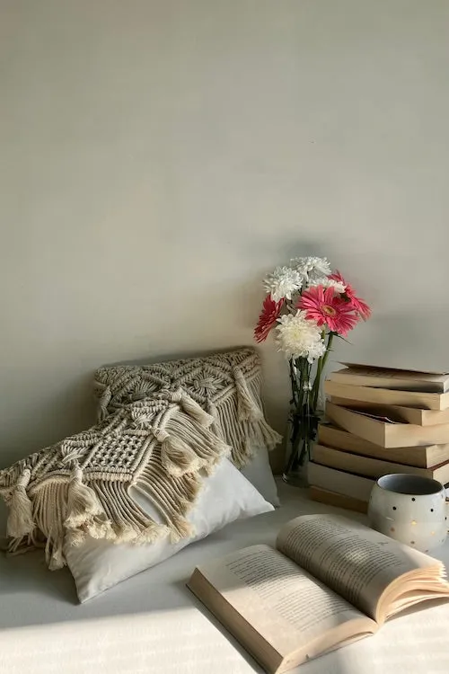 House Of Macrame "Rim-Jhim" Cushion Cover (Single Piece)