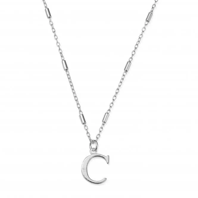 Iconic Initial C Silver Necklace SNCC4040C