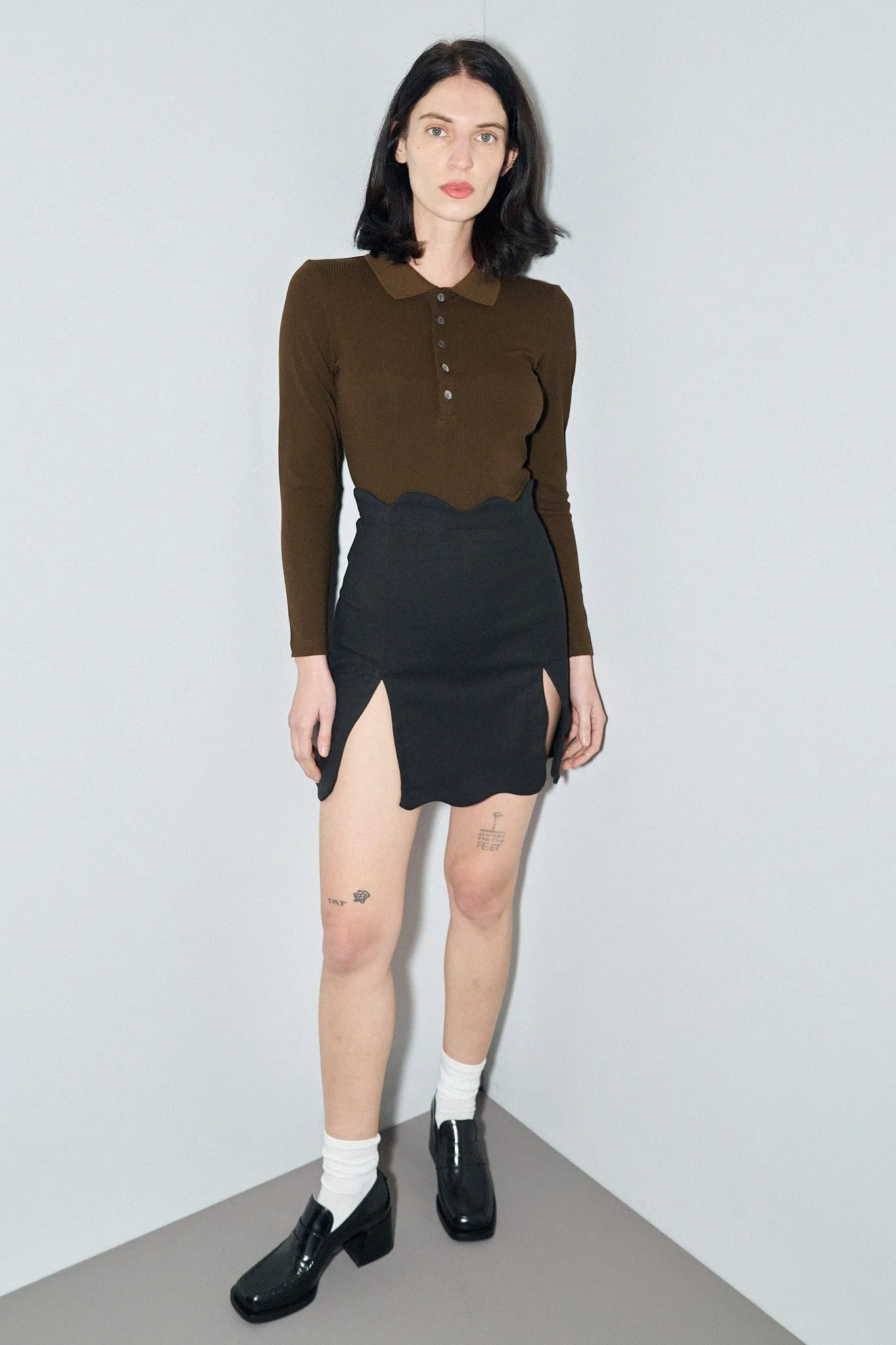 Ink Stain Mini Skirt