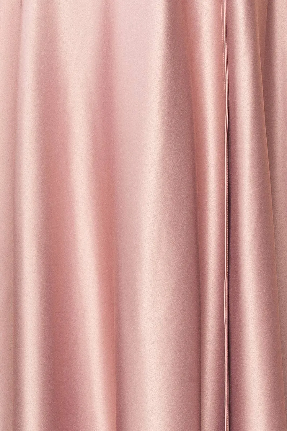 Julia Mauve | Satin Maxi Dress w/ High Slit