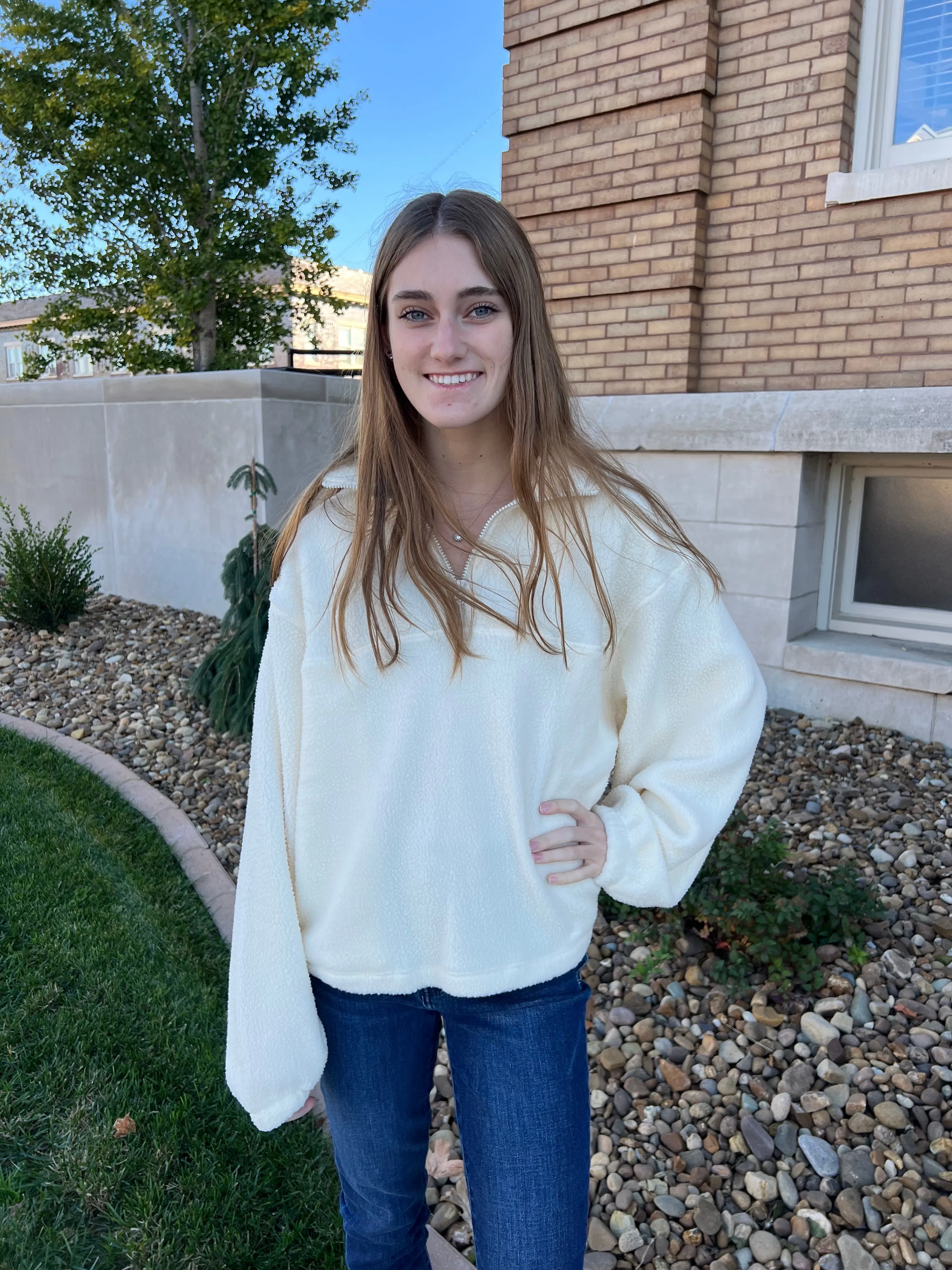 Just That Simple Quarter Zip Top - Multiple Colors