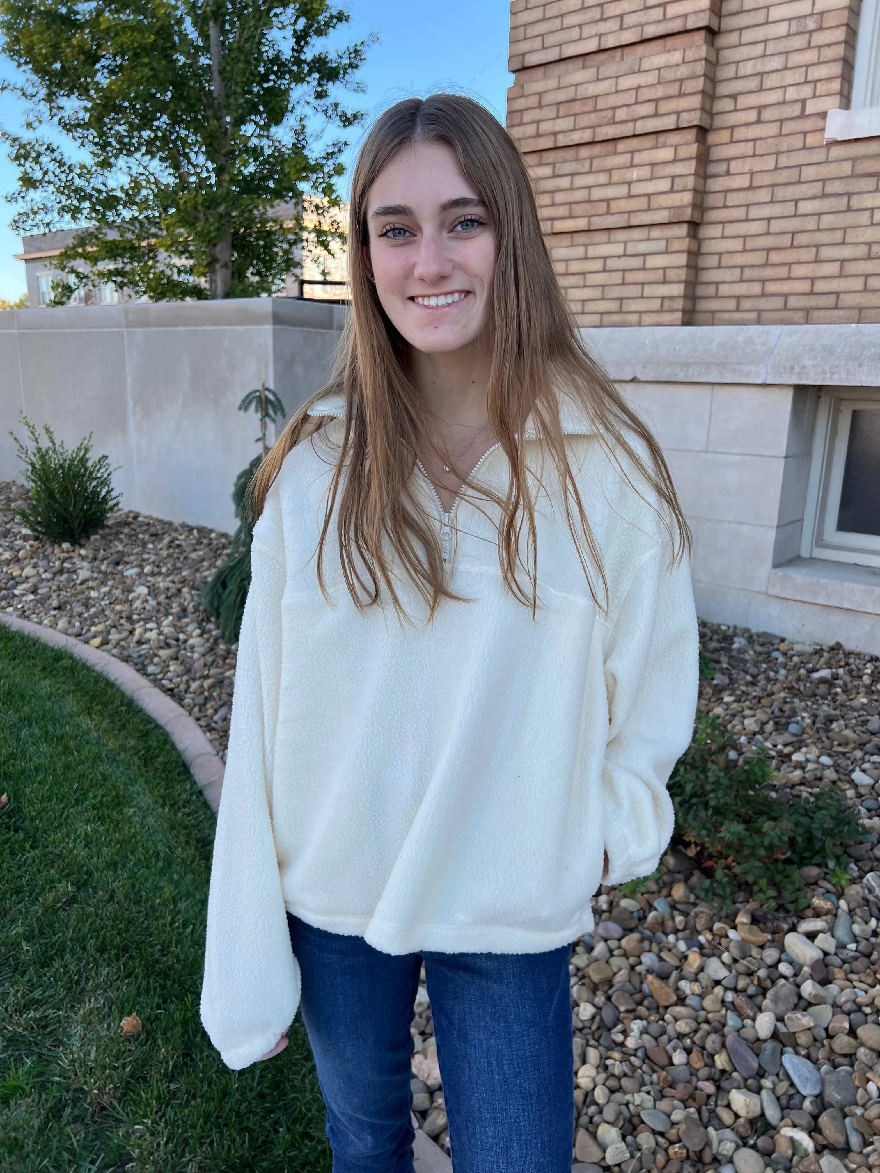 Just That Simple Quarter Zip Top - Multiple Colors