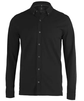 Kingston  stretch deluxe piqu shirt | Black