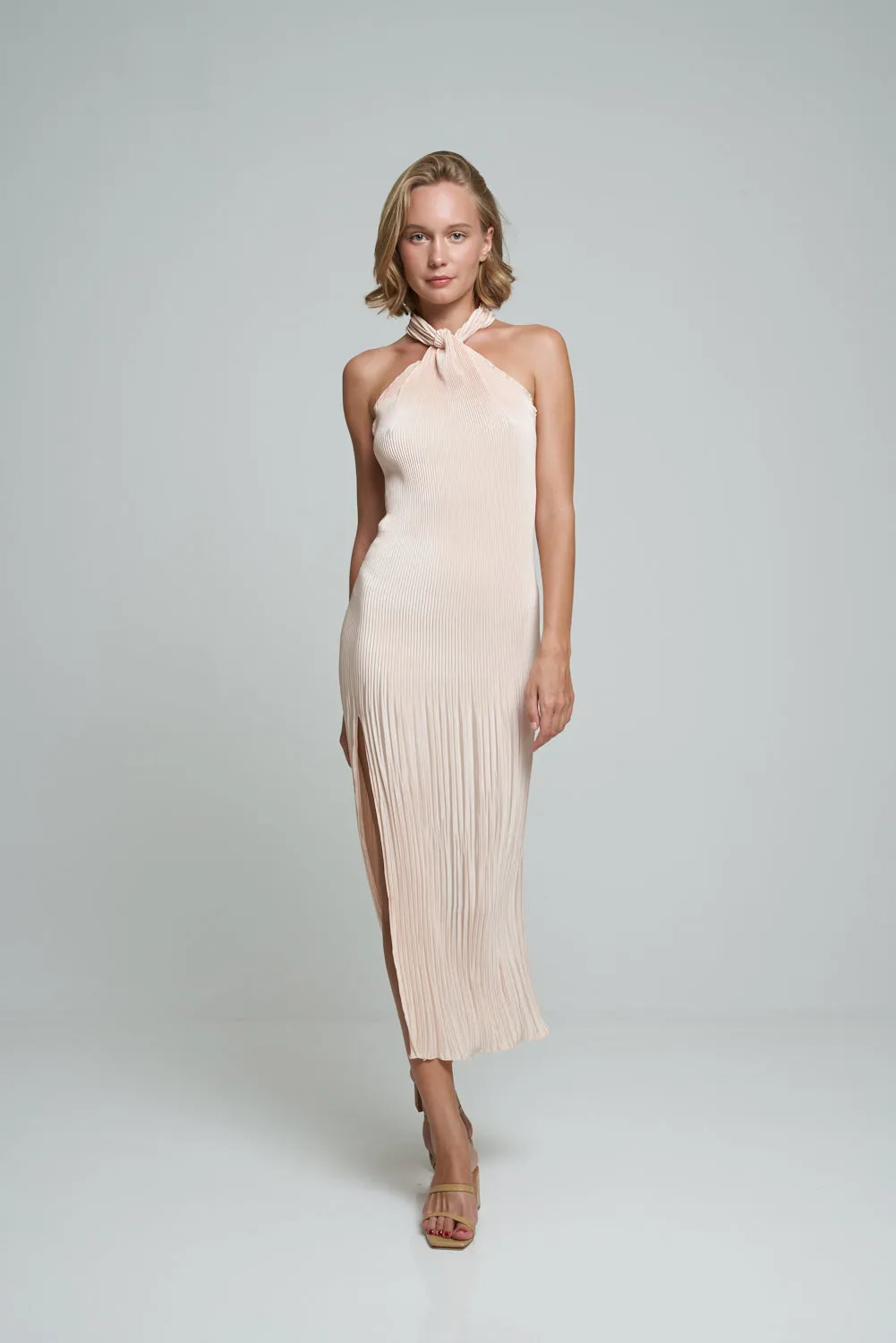 L'idee Woman Soiree Halter Gown
