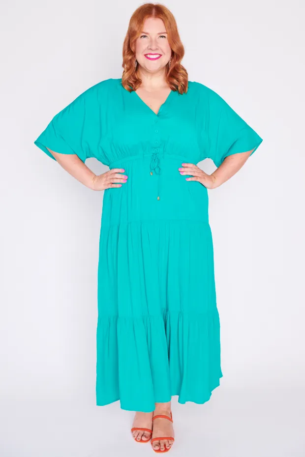 Maddie Teal Dress