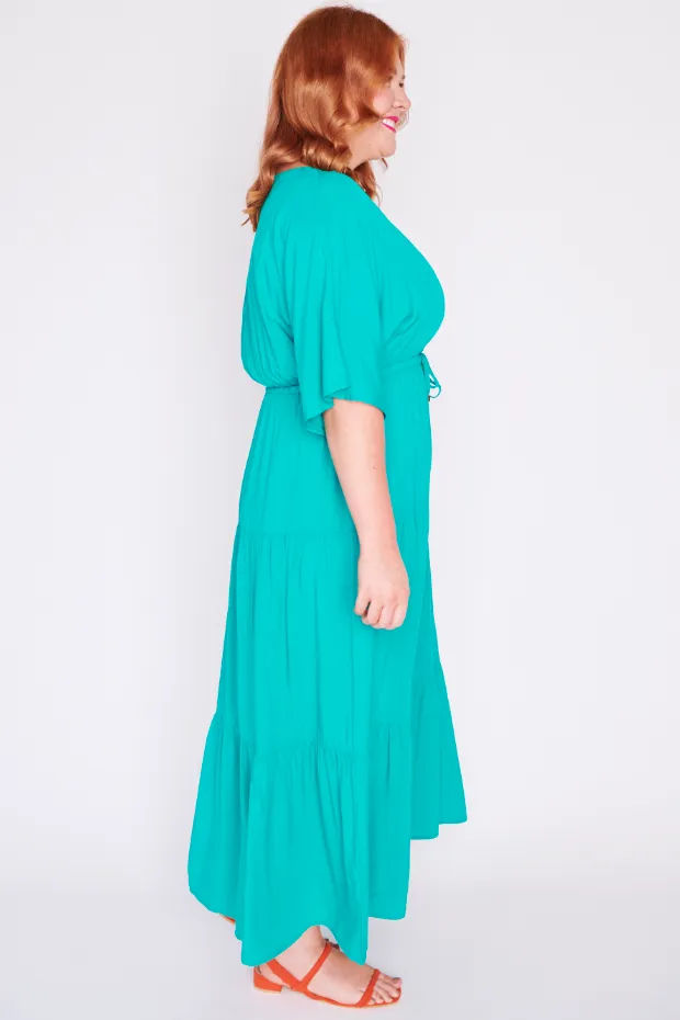Maddie Teal Dress