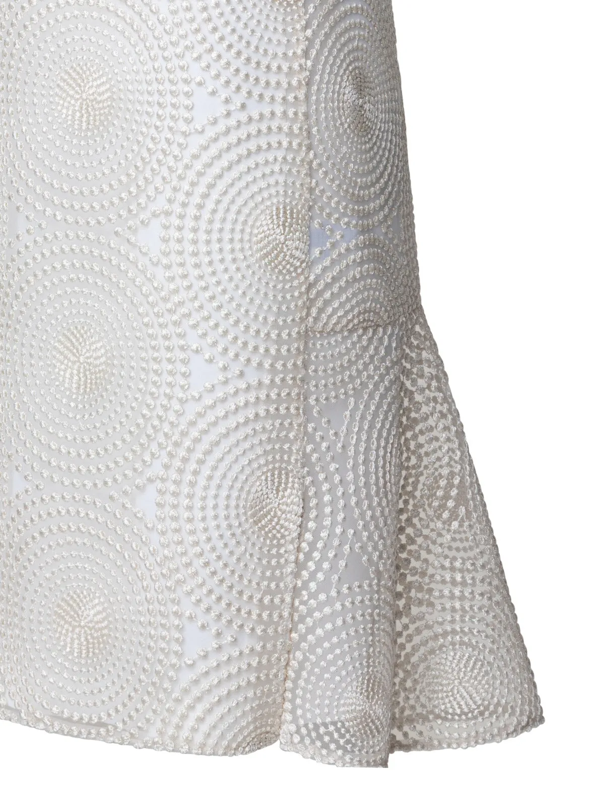 Metallic 3D Dot Embroidery Dress