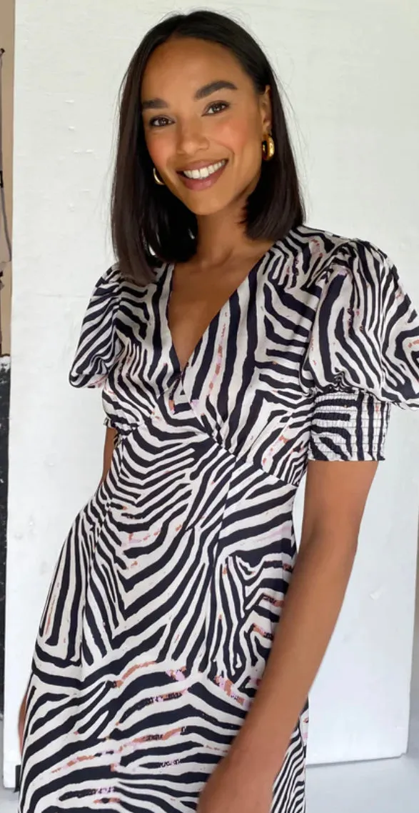 NEVERFULLY DRESSED Zebra May Dress