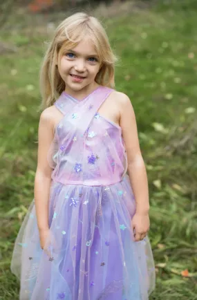 Ombre ERAS Dress Lilac/Blue