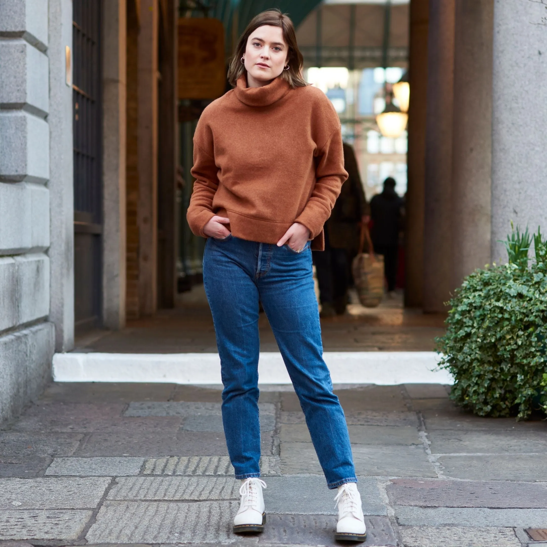 Organic Cotton Winnie Jumper in Copper by Onesta