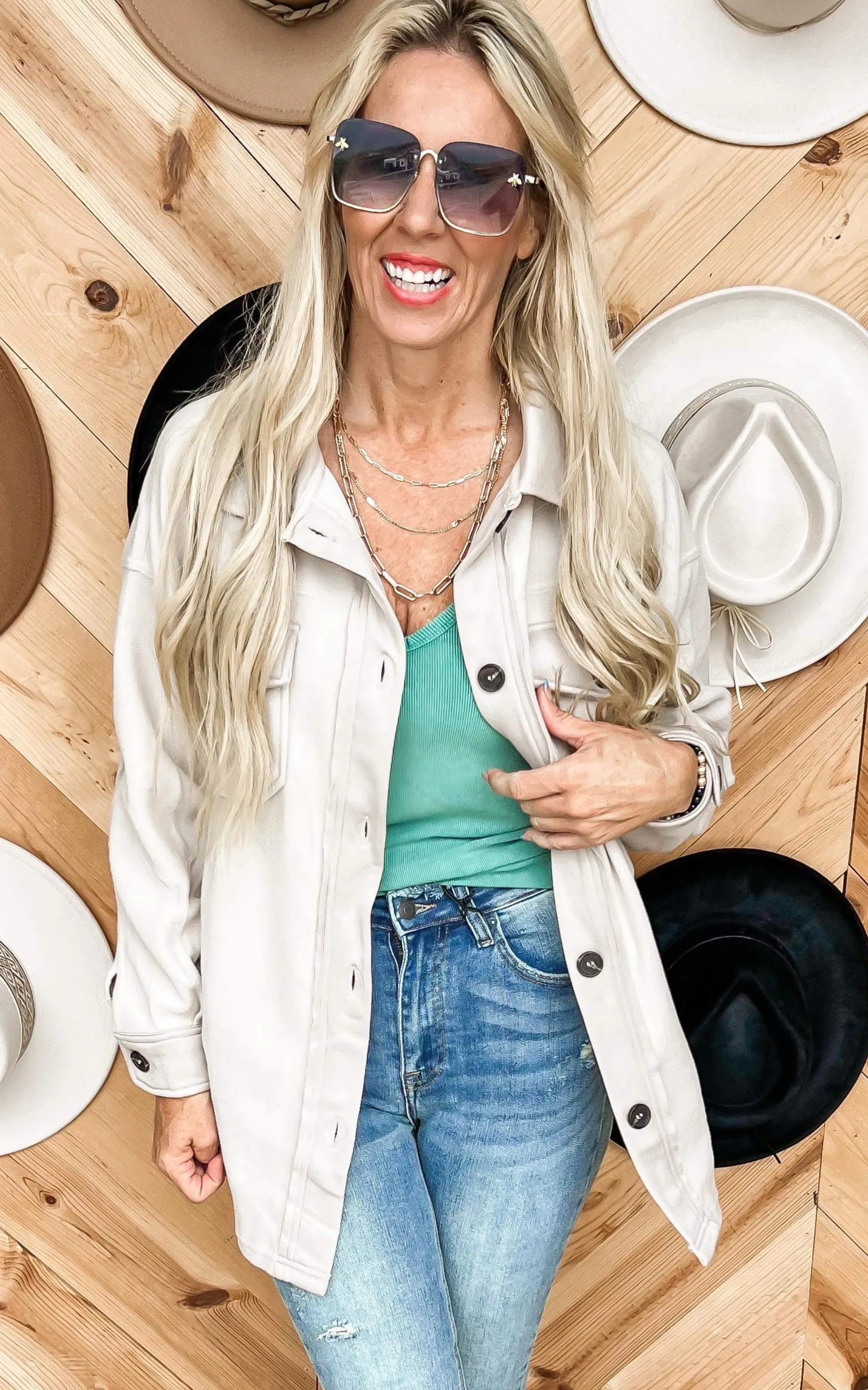 Oversized Basic Fall Fleece Shacket - Final Sale