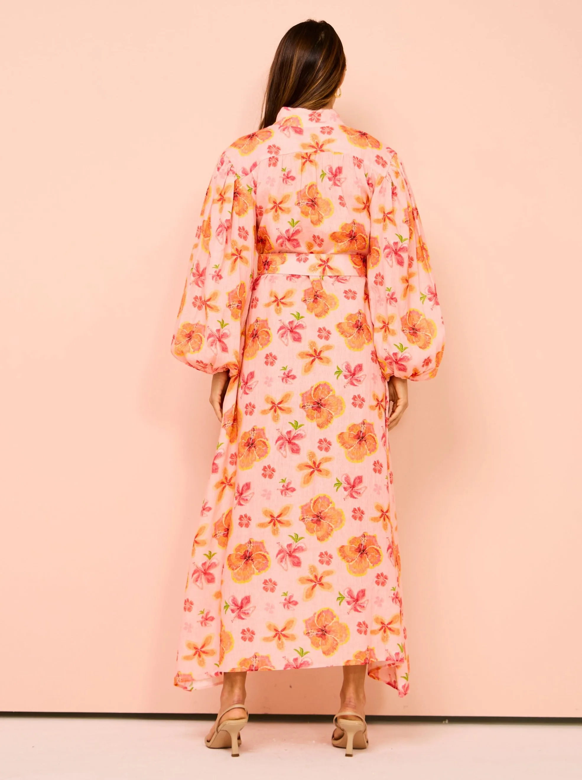 Palm Noosa Noddy Dress in Spanish Hibiscus