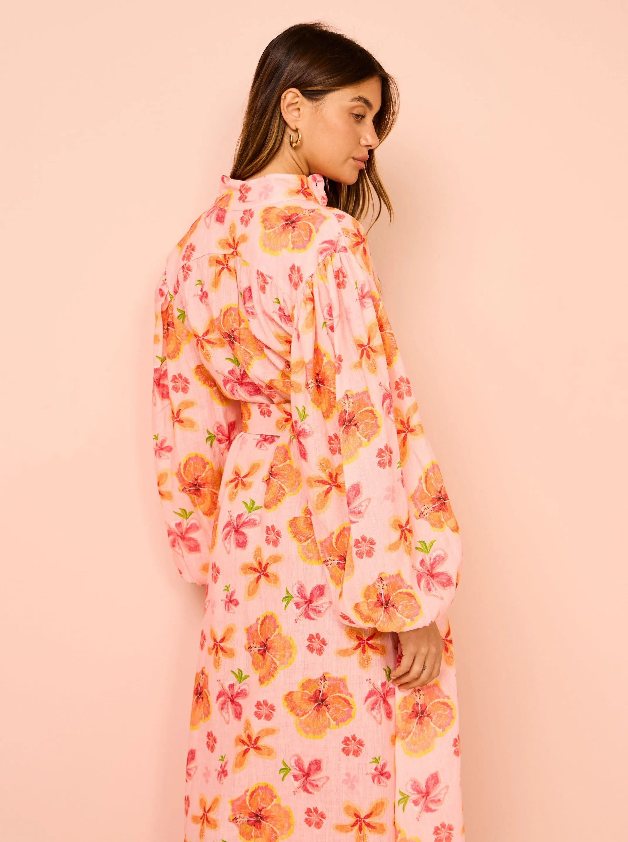 Palm Noosa Noddy Dress in Spanish Hibiscus