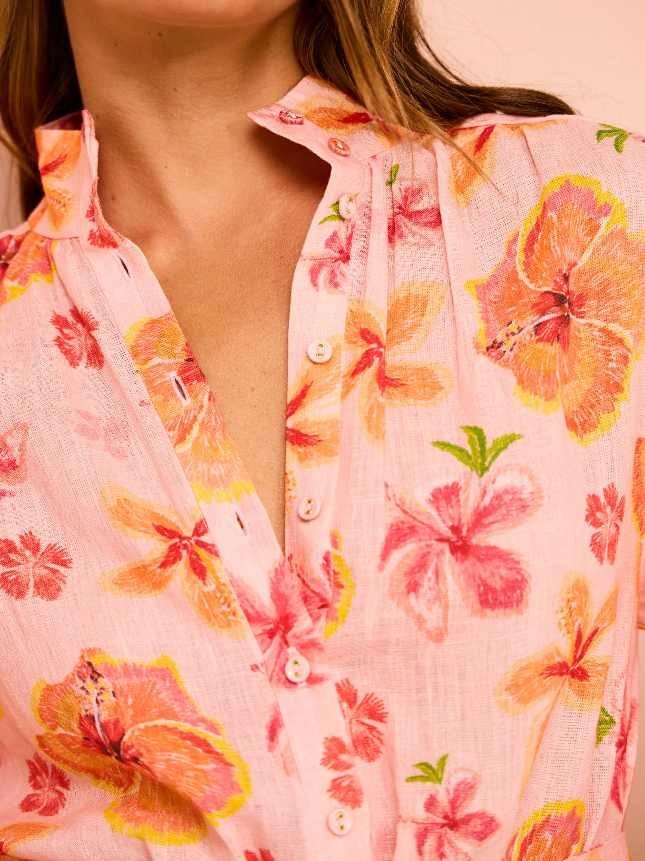 Palm Noosa Noddy Dress in Spanish Hibiscus
