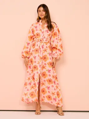 Palm Noosa Noddy Dress in Spanish Hibiscus