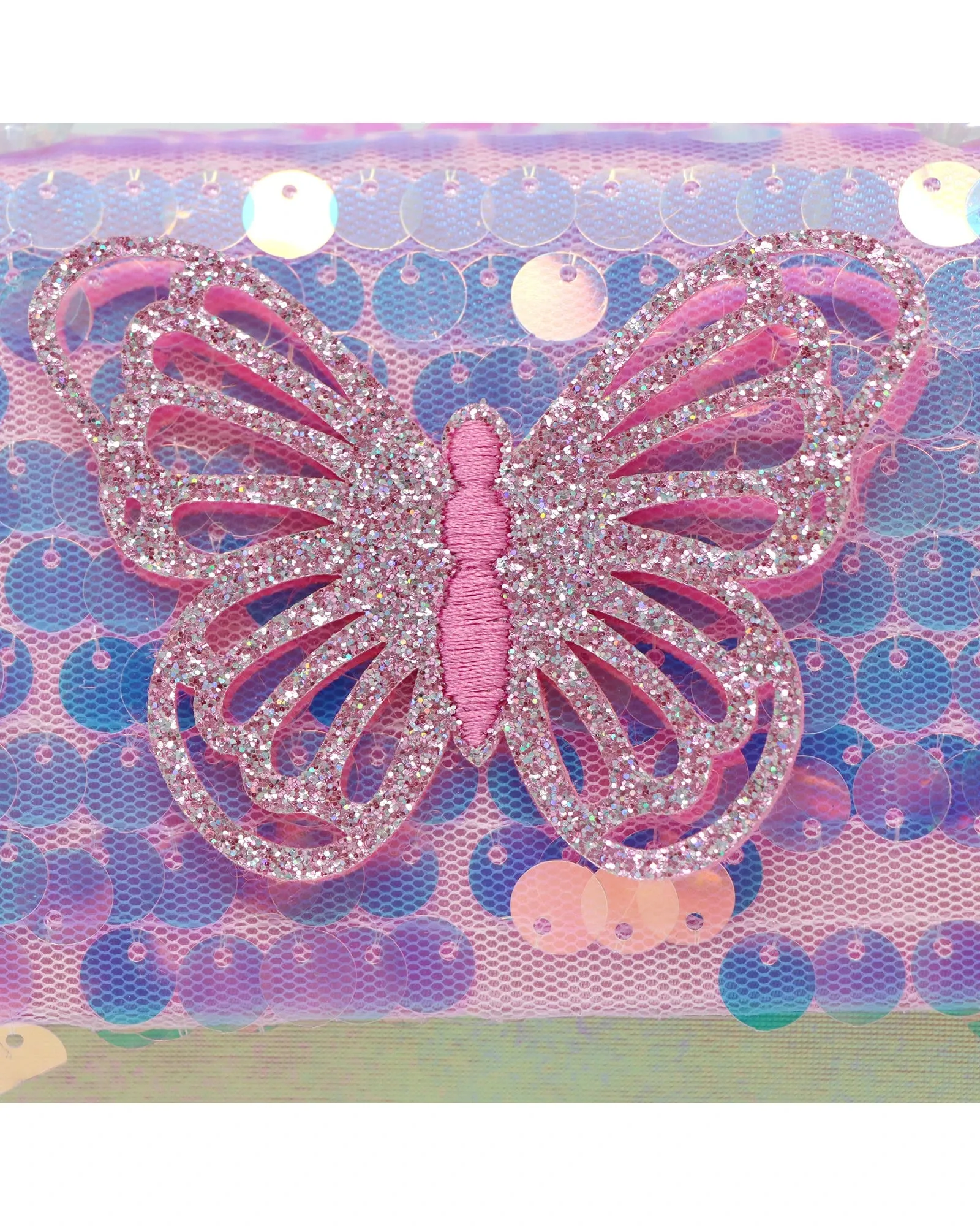Pink Poppy Butterfly Handbag