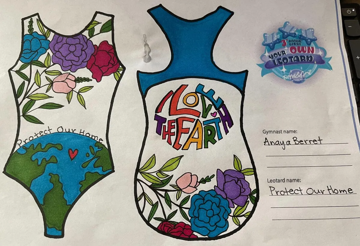 Protect Our Home Racerback Leotard By Anaya Berret