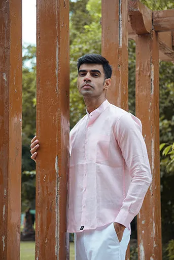 Pure Linen Regular Fit Solid Shirt