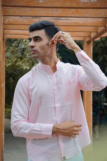 Pure Linen Regular Fit Solid Shirt