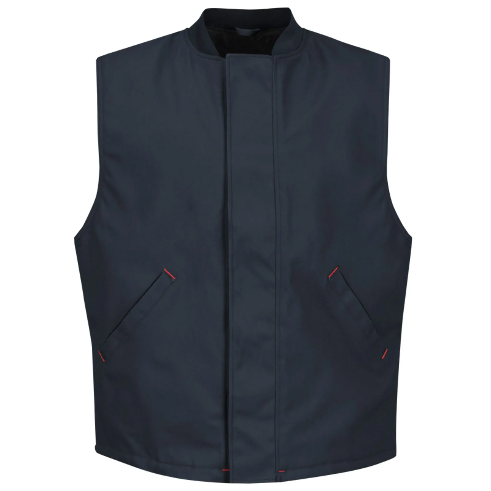 Red Kap Men's VD22 Blended Duck Insulated Vest with Moisture-Wicking Quilted Lining, Stain-Resistant Finish, Snap Closure, and Pockets | Sizes S-5XL