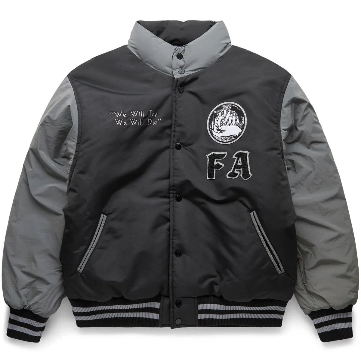 REFFLECTIVE VARSITY PUFFER