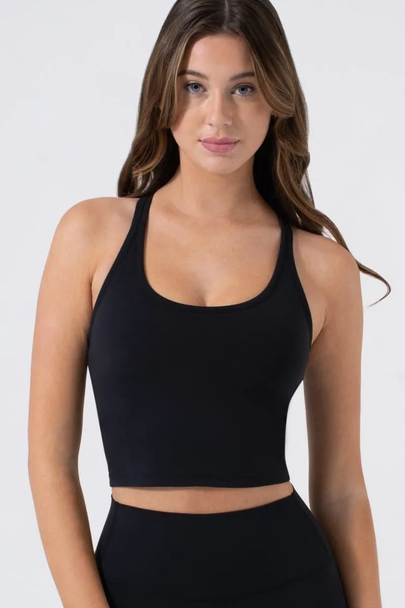 Sustainable Willow Cami: Y-Back Shelf Bra & Removable Cups
