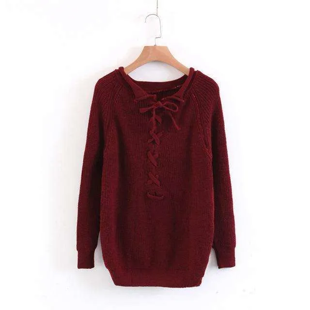 Tied Up Sweater