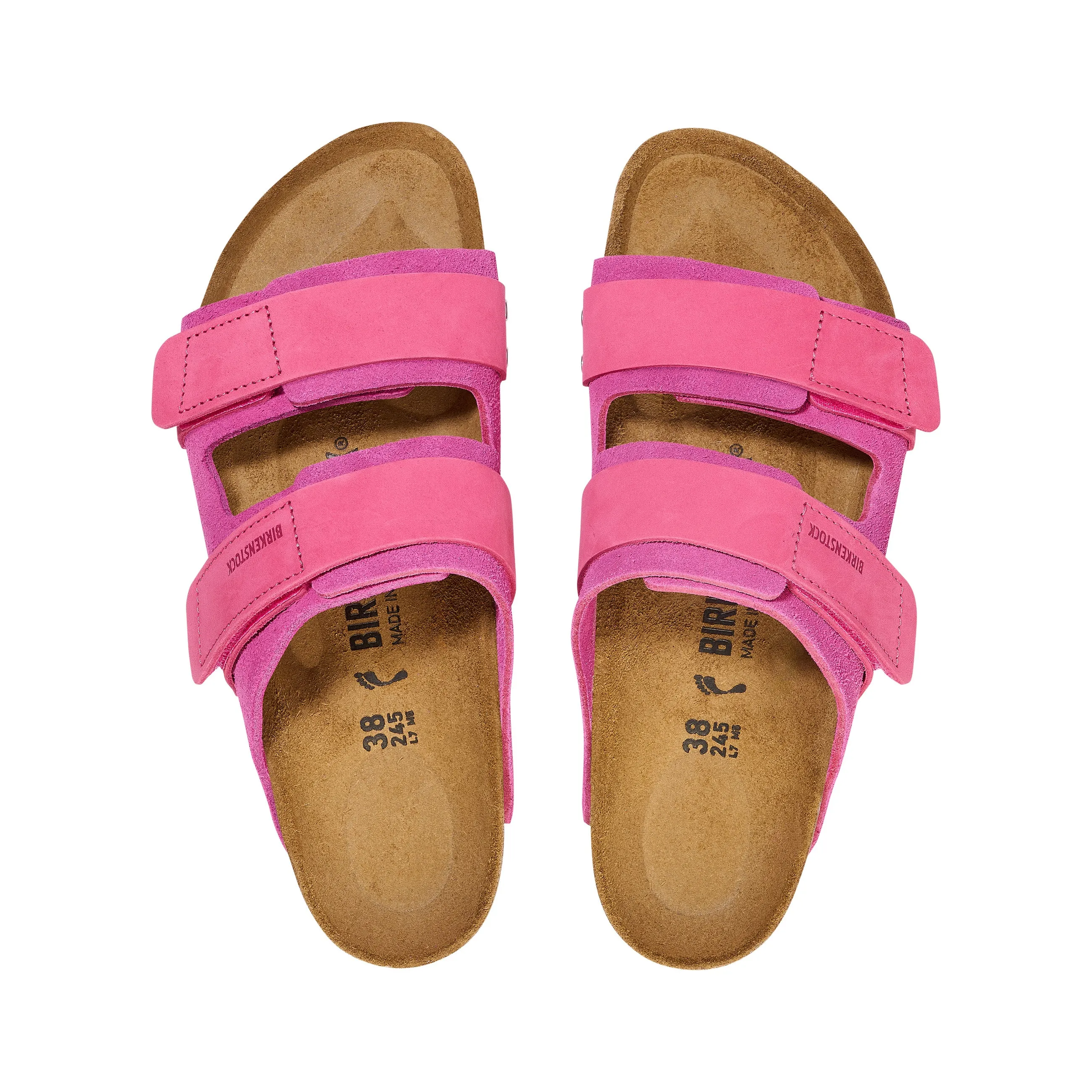 Uji Fuchsia Tulip Nubuck/Suede Leather