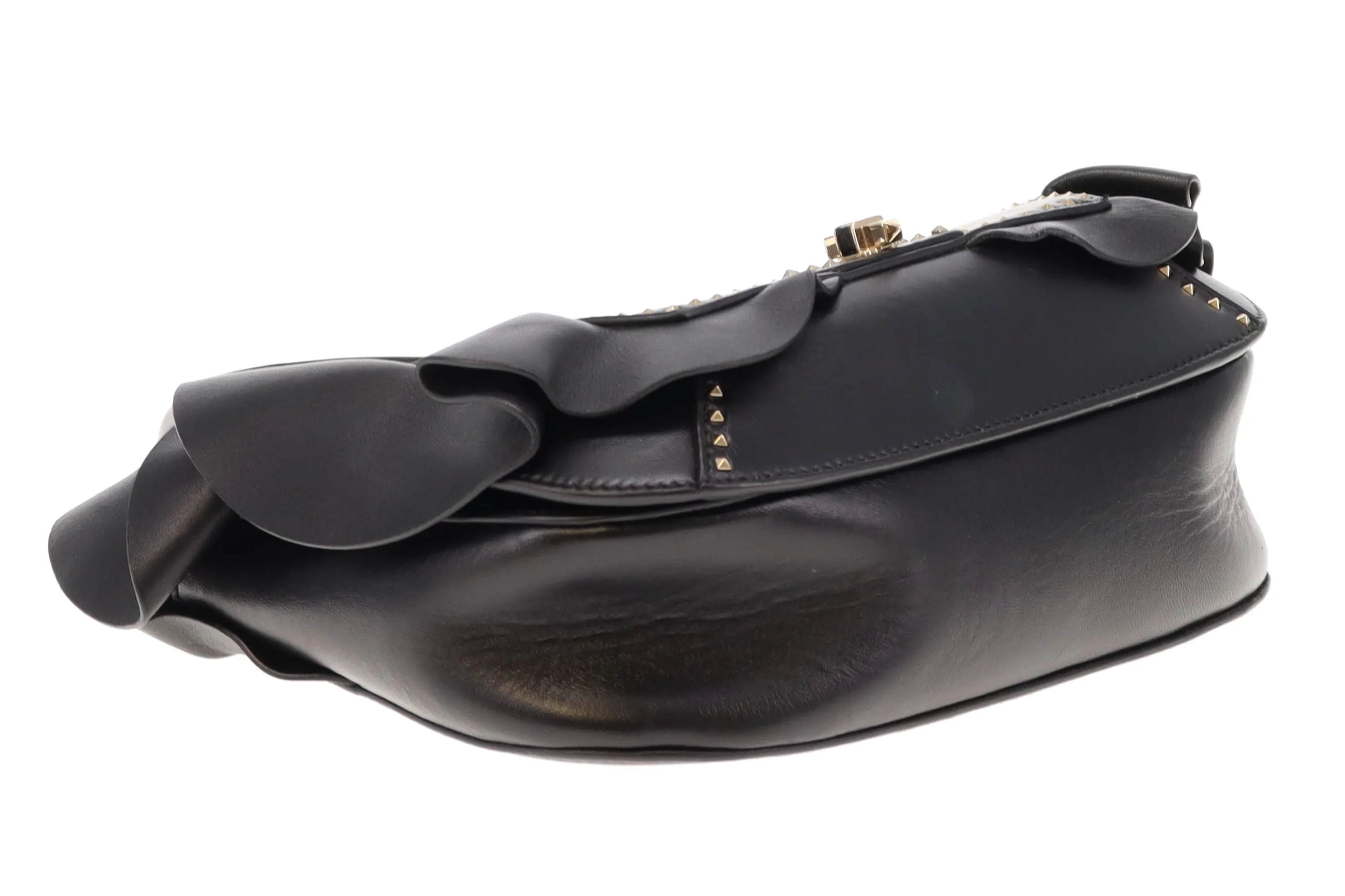 Valentino One Handle Rockstud Ruffle