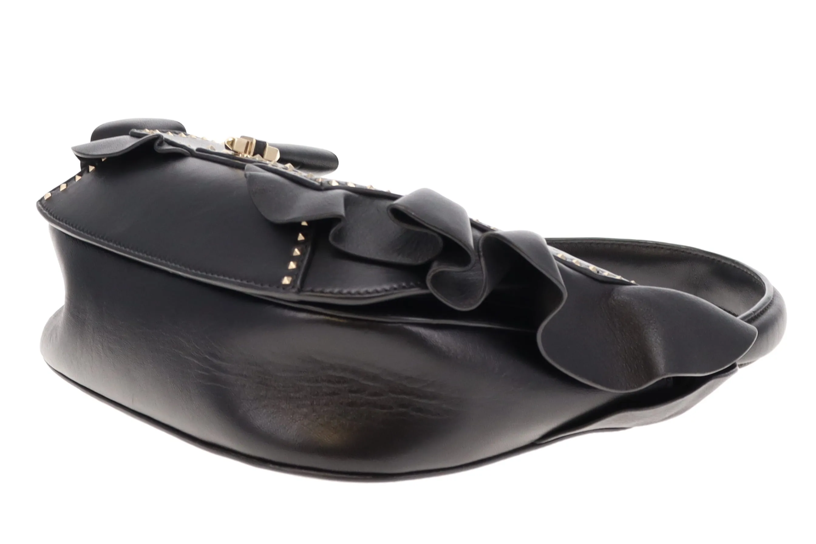 Valentino One Handle Rockstud Ruffle