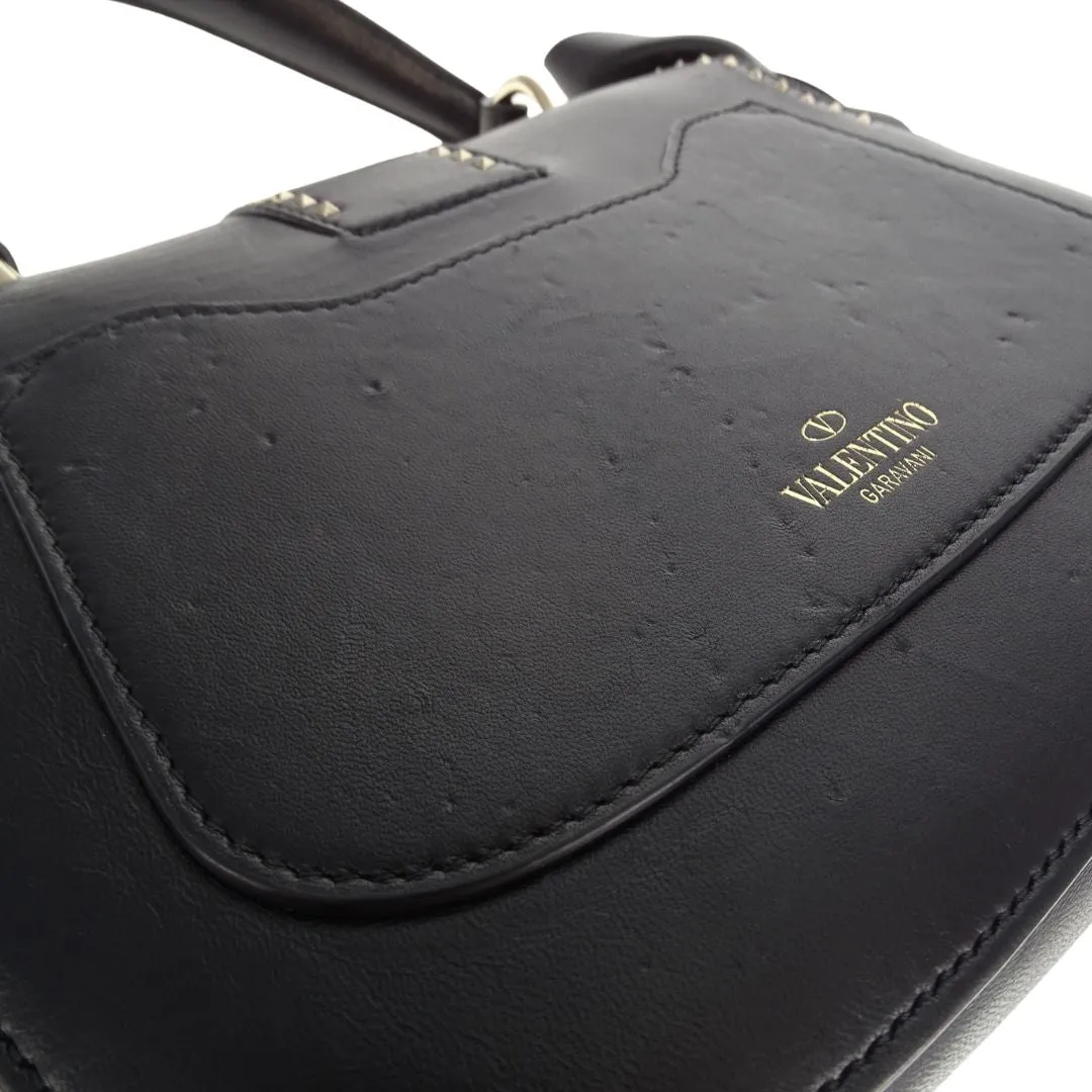 Valentino One Handle Rockstud Ruffle