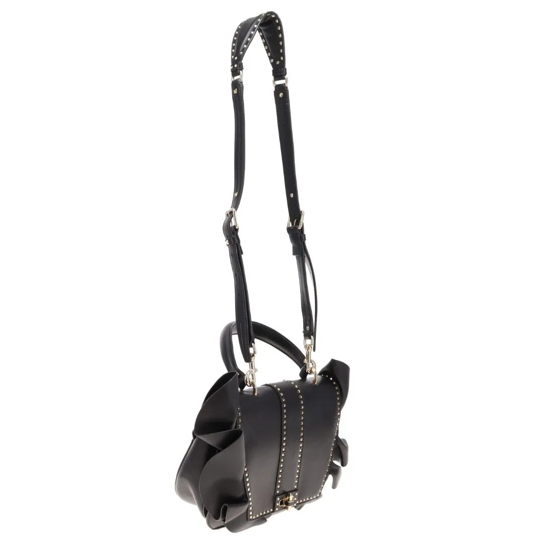 Valentino One Handle Rockstud Ruffle