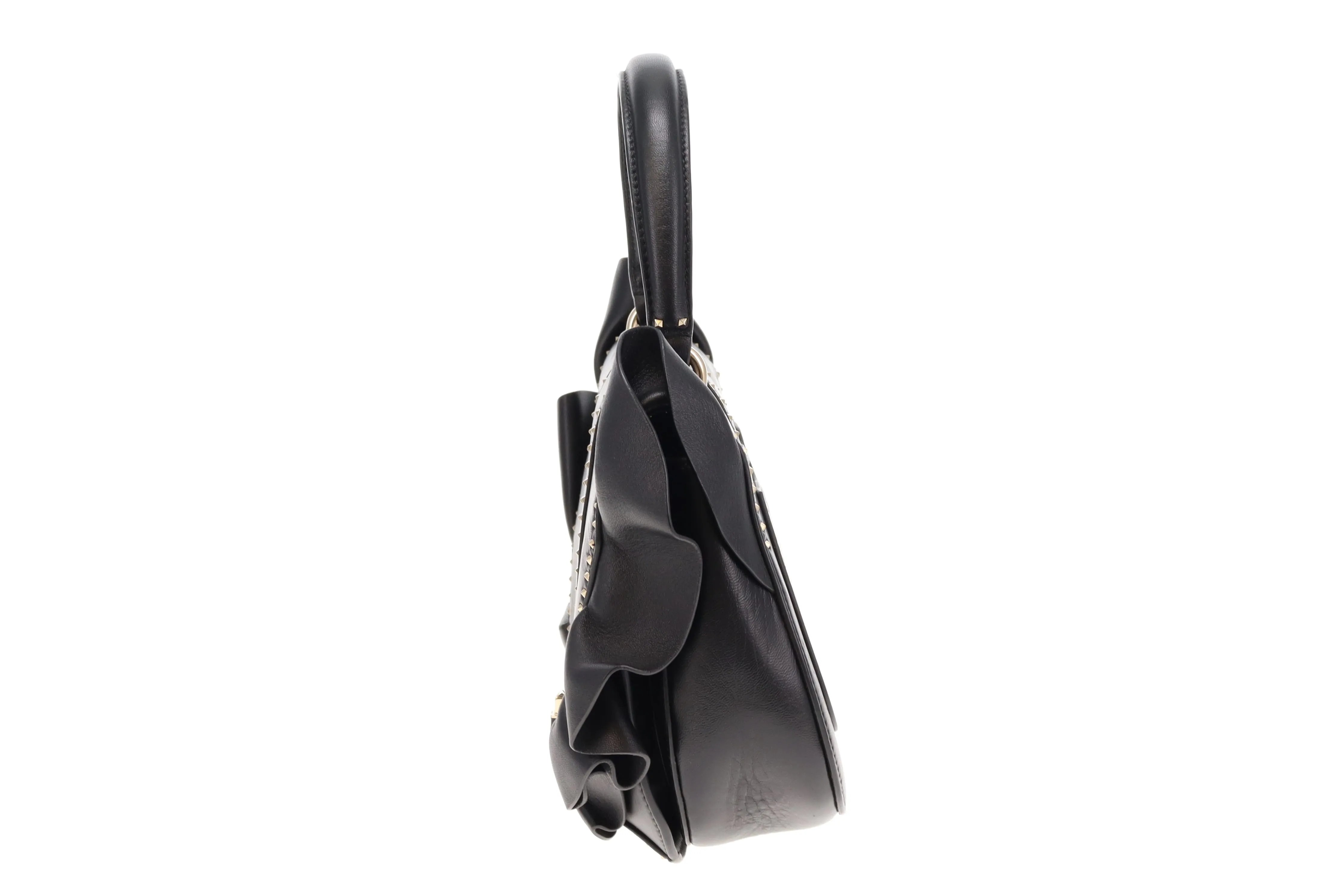 Valentino One Handle Rockstud Ruffle