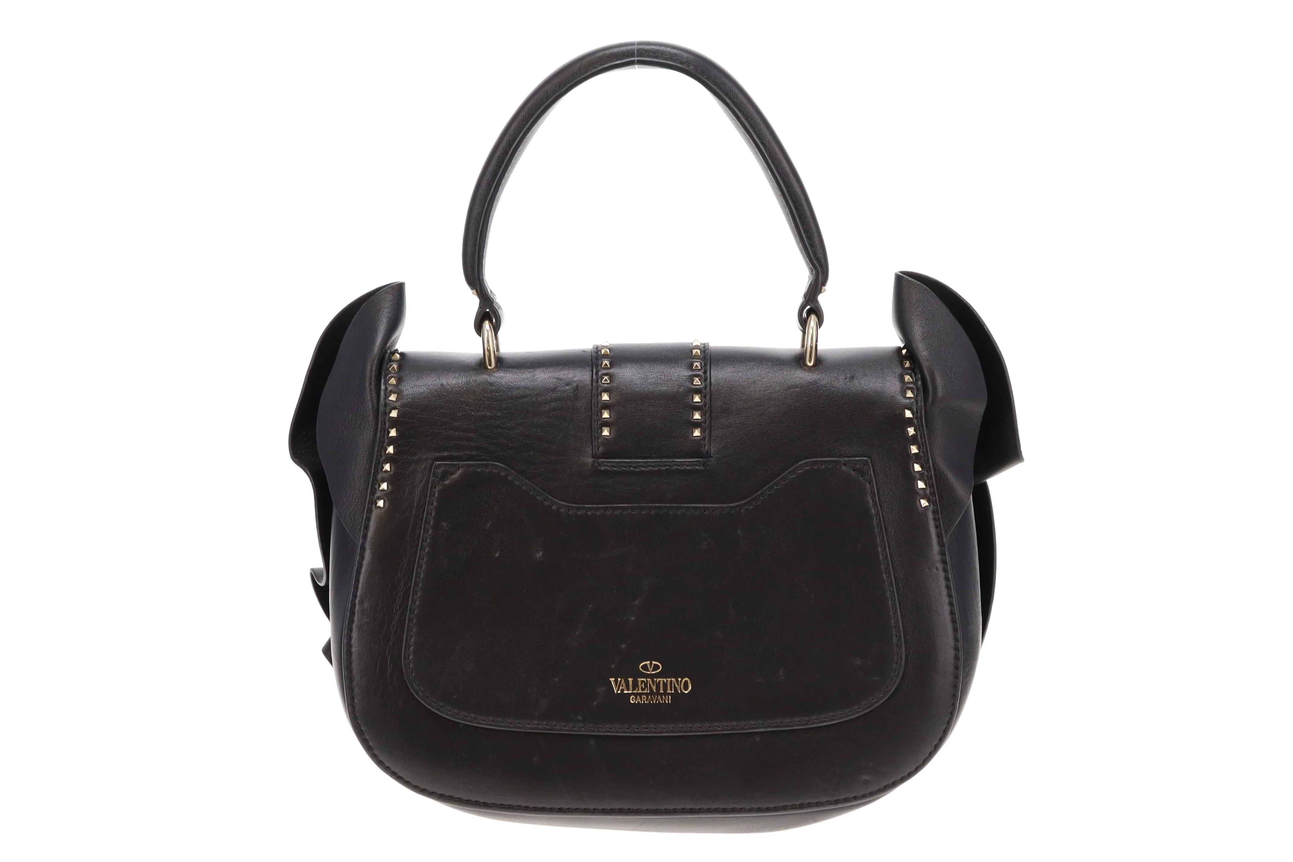 Valentino One Handle Rockstud Ruffle